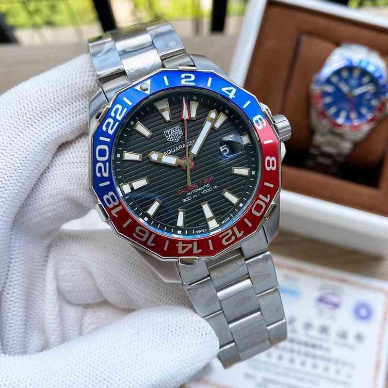 Luxury Watches for Mens Mechanical Wristwatch Tag heue Aquaracer Calibre 5 Fully Automatic Men's En2f Designer
