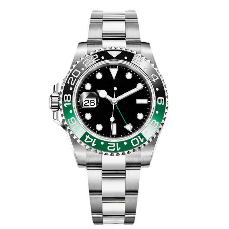 

mens automatic mechanical ceramics watches 41mm full stainless steel Swim wristwatches sapphire luminous watch business casual montre de, Color 8
