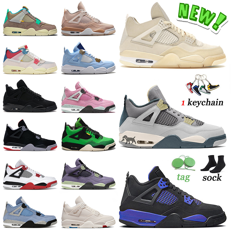 

Top Jumpman 4 4s Mens Women Basketball Shoes Size 13 Trainers Sail Craft Blue Thunder Shimmer Taupe Haze Black Cat Bred Canyon Purple Fire Red Sports Sneakers 36-47, D41 kaws black 40-47