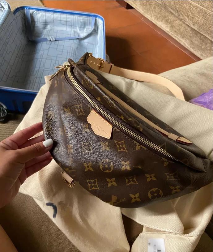 

Designers luxurys Women Men Bumbag Cross Body Shoulder Bag Waist Bags Temperament Bumbag Cross Fanny Pack Bum Bags GGs LVs YSLs louiseity viutonity VUTTONS, Deep brown