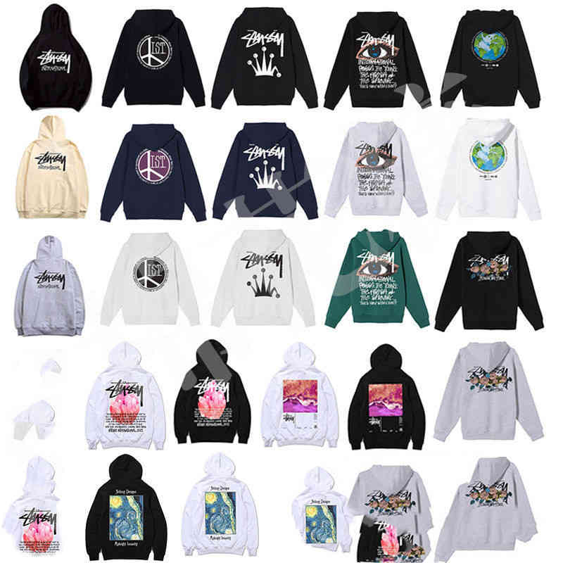 The United States Fashion Brand Letter Printed Fall Winter Cotton Loose Men's And Women's Lovers Pullover Hoodie