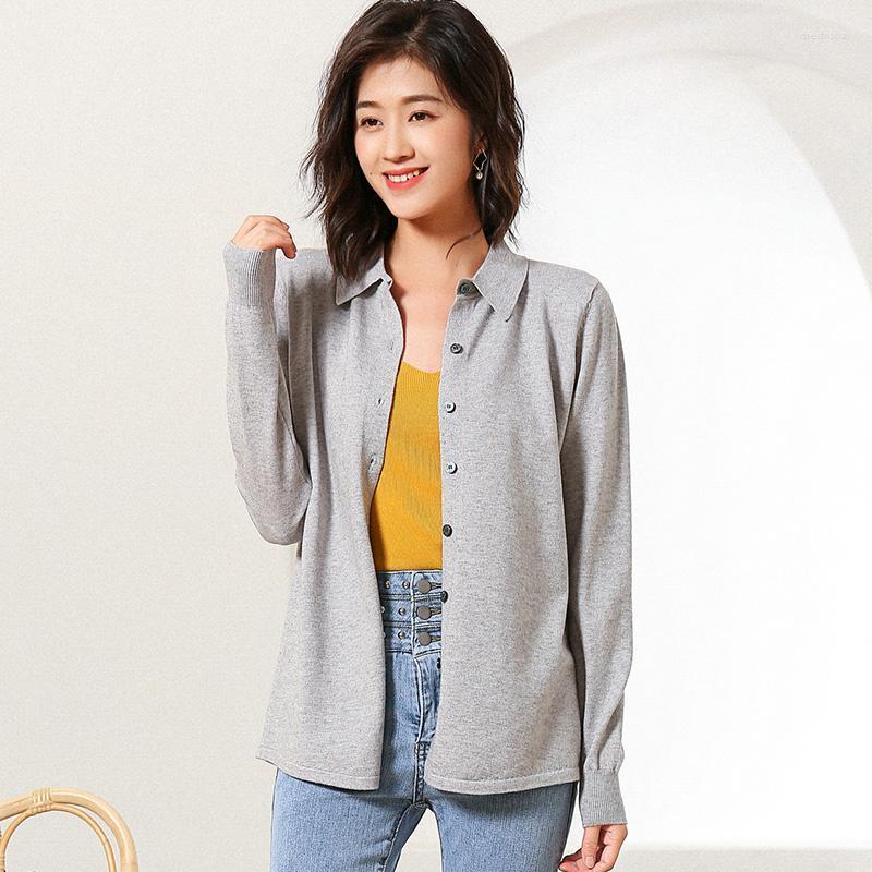 

Women's Sweaters Cashmere Sweater Female Round Neck Solid Color Knit Cardigan Slim Loose Coat Thin Section Elastic Wild Shirt, Red