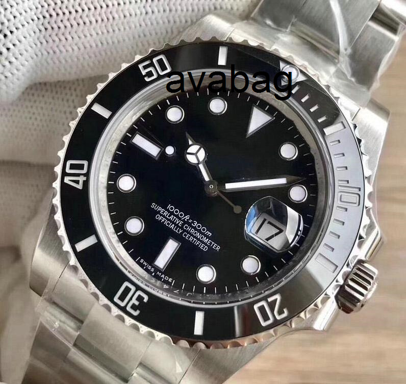 Glide Lock Luxury Ceramic Bezel Sapphire Men watch 2813 Mechanical Automatic Movement SS Fashion Watch men's designer Watches Wristwatches G