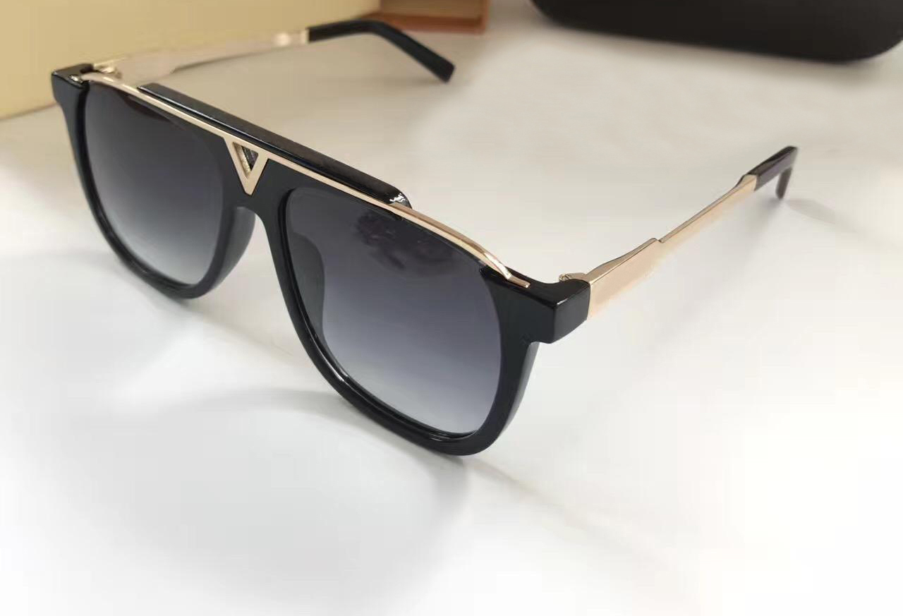 

Classic Summer Mascot Sunglasses Gold Grey Gradient Men Evidence Pilot Sunnies Fashion Sun Glasses UV protection Eyewear Summer with box