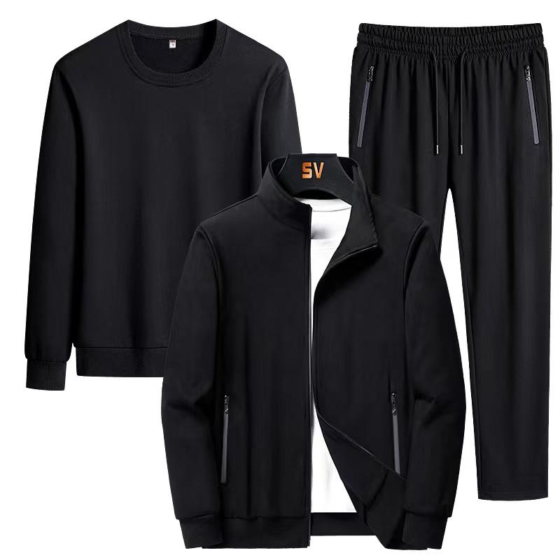 

Men's Tracksuits Joggers Set Men's Running Sets Hip Hop Tracksuit Clothing 3 Pieces Streetwear Jacets Pant Sweatshirt Suits Outfit For M, Grey 2 pcs