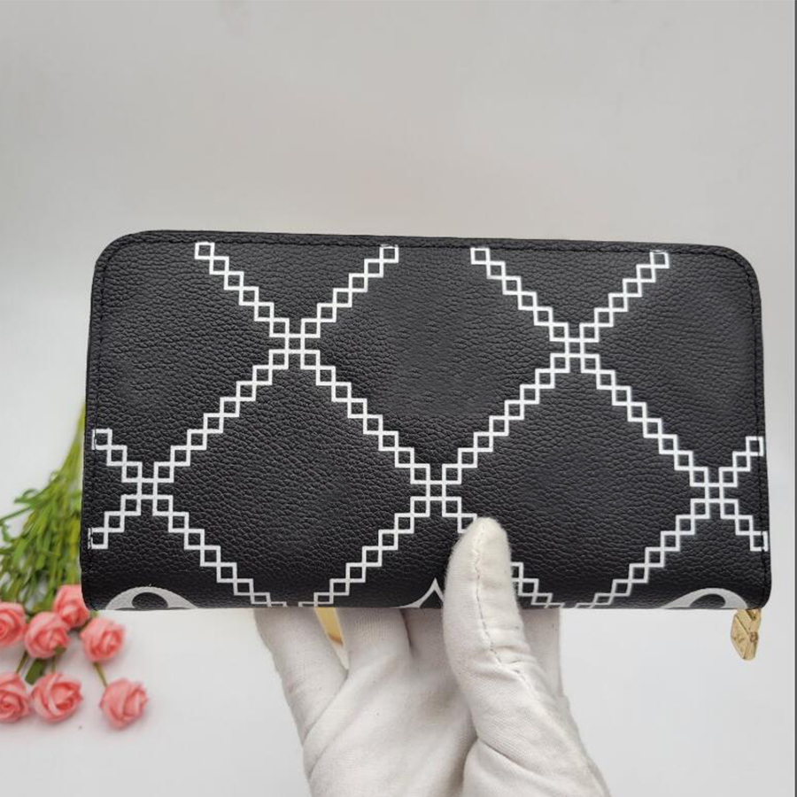 

HBP Fashion women men clutch wallet leather wallets purses single zipper wallets designer lady portafoglio uomo male long and short KEY POUCH classical coins purse