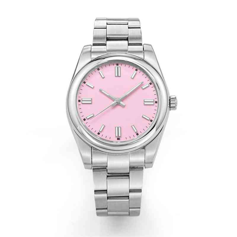 

huiya06 watches mens automatic mechanical colorful 41 with new features including silver sunray effect dial 18k yellow gold hands and hour markers