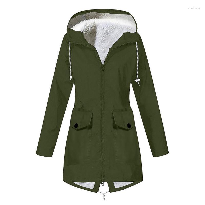 

Women' Hoodies & Sweatshirts Fashion Women Raincoat Transition Jacket Sunset Long Autumn Winter Rain Coat Hiking Outdoor Plus Size Camping