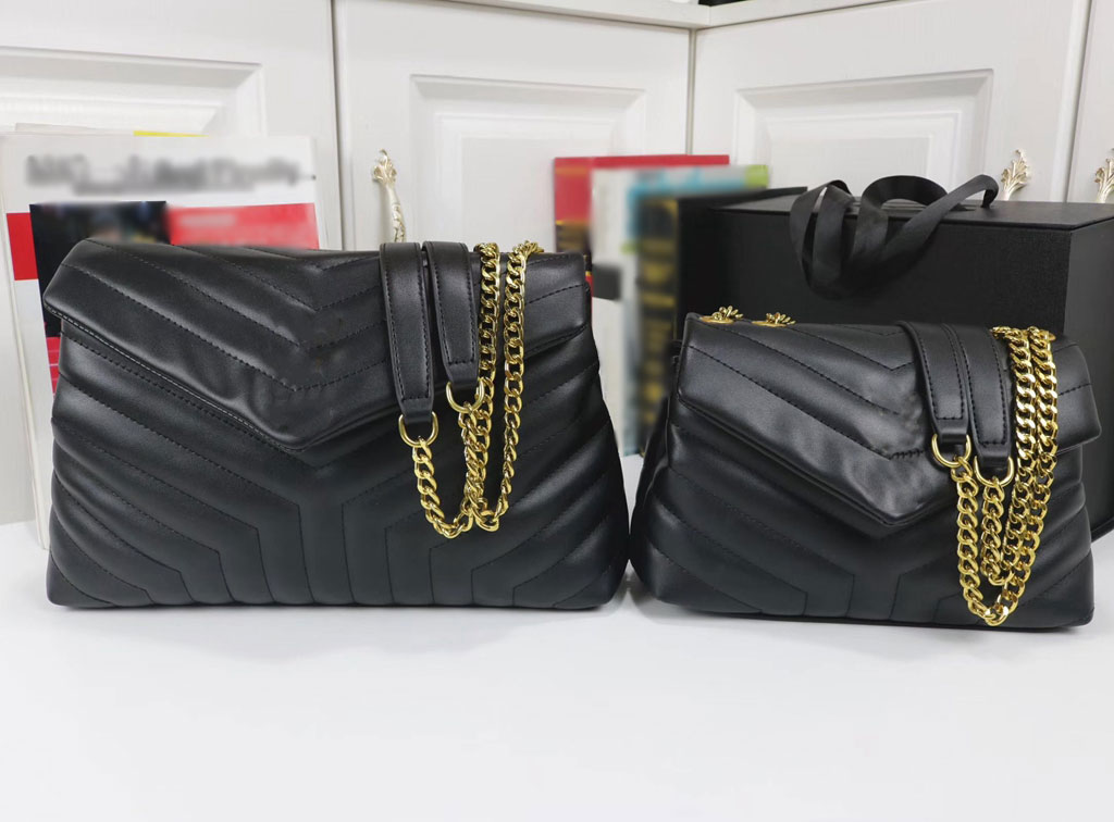 

Luxury loulou medium chain bag in matelasse leather puffer handbag fashion crossbody small magnetic snap closure shoulder bag designer women purse handbags, I need see other product