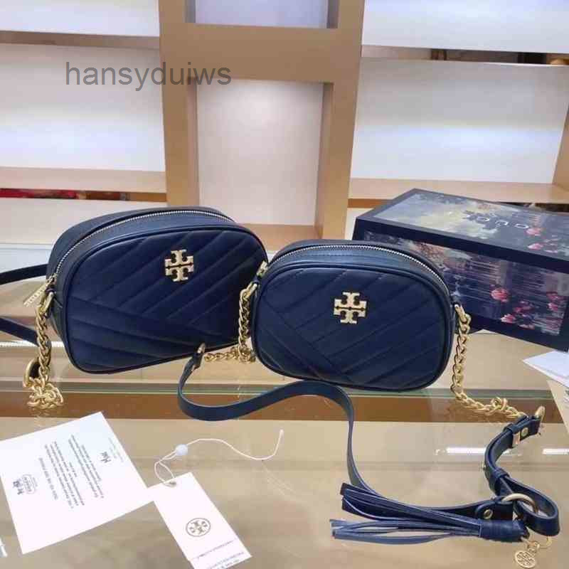 

Designer Bags Crossbody Handbags T0rys Womens New Sheepskin Grain Rhomboid Chain Messenger Womens Bag Tassel One Shoulder Camera Round Cake Candy Color Stu, Caramel