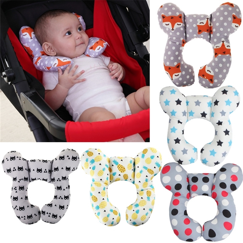 

Protective Travel Car Seat Head And Neck Pillow Soft Neck Support Pillow Children U Shape Headrest Head Protection Cushion 220816, A-11