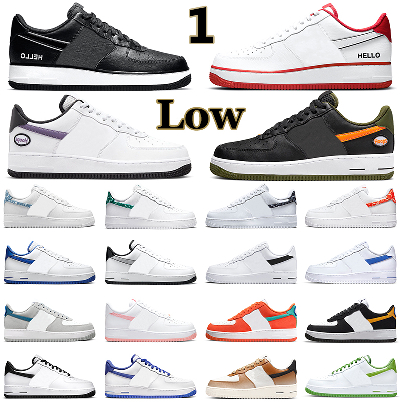 

Designer 1 Running Shoes Men Women Sneakers Low One Core White Black Paisley Game Royal Habanero Red Mushroom Mens Trainers Outdoor Platform Shoe 36-45, 22