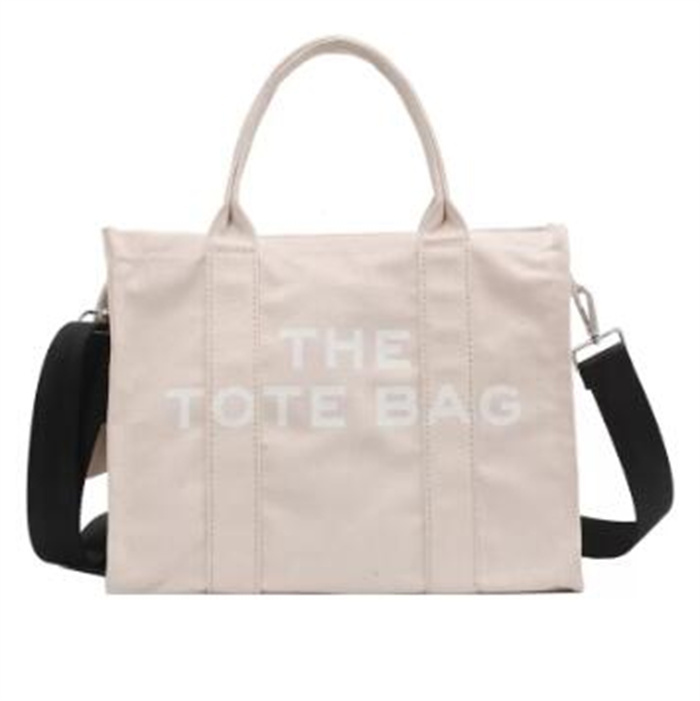 

Women's Large Capacity Canvas Cowhide Shopping Bags Vintage Portable Messenger Tote Bag, Customize