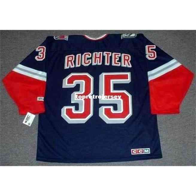 

Wholesale Mens Mike Richter 1998 Ccm Alternate Cheap Retro Hockey Jersey, Blue