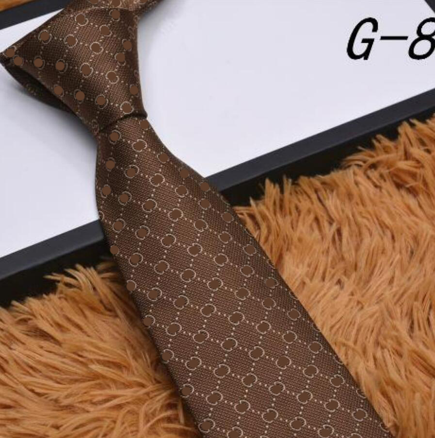 

Neck checkerboard Ties designervs for women mens designer Ljia 7.5cm classic men's tie Pure silk wedding work gift original packaging-8