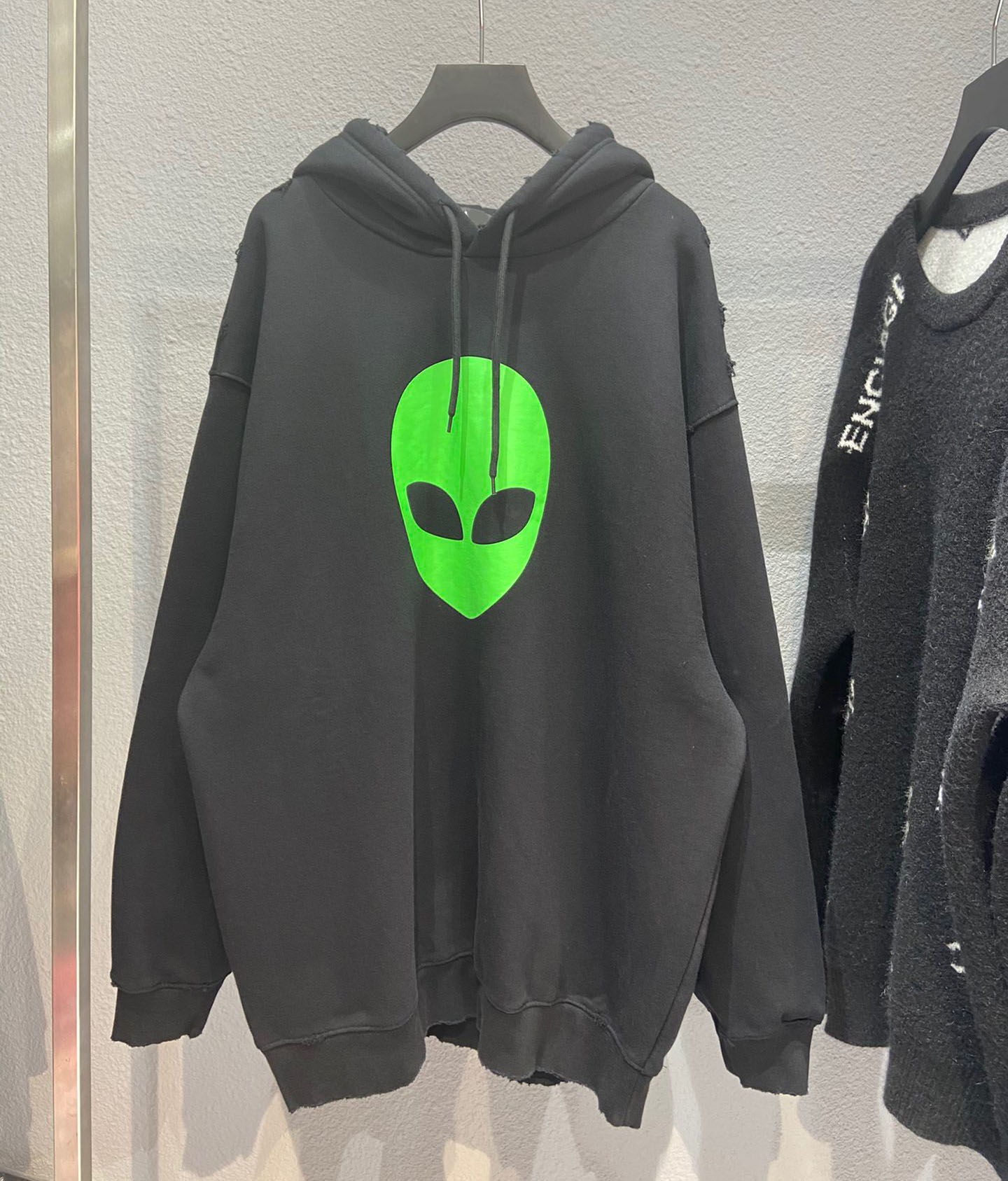 Men's Plus Size Hoodies & Sweatshirts in autumn / winter 2022acquard knitting machine e Custom jnlarged detail crew neck cotton E3r2F3