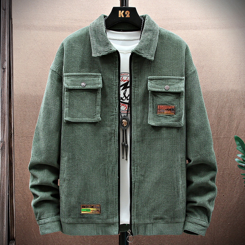 

2022 mska w stylu Casual sztruksowa kurtki mskie mikkie paszcz turystyka odkryty skrci w d paszcz wykoczenia Casual o, Black