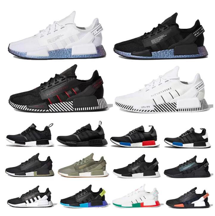 

2022 White Speckled Nmd r1 v2 mens shOes Dazzle Camo Core Black Grey Gradient Neon Aqua Tones Mexico City Munich Olive Oreo men women trainers Casual sports sneaker, Please contact us