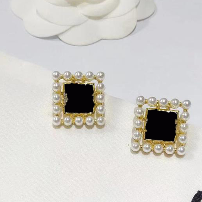 

Lots Mixed 18K Gold Plated Letter Stud Brand Luxury Designers 925 Silver Earring Famous Women Round Diamond Rhinestone Dangle Earrings Jewelry Wholesale