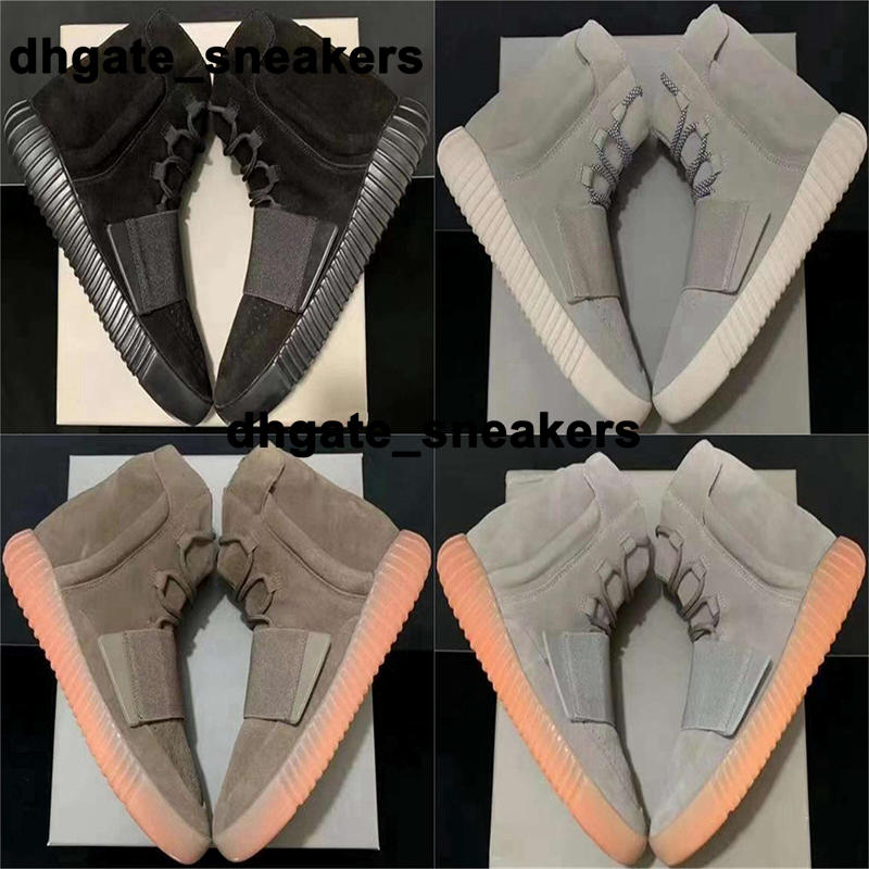 

Sneakers Casual Trainers Yzys 750 Women Mens Eur 46 Shoes Size 12 Light Brown Gum Triple Black Grey Glow In the Dark Ladies High Top US12 Platform Skateboard Us 12