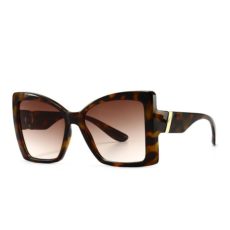 

Sunglasses Designer Big Frame Cat Eye Women Fashion Vintage Travel Butterfly Sun Glasses Sexy Ladies Shades UV400