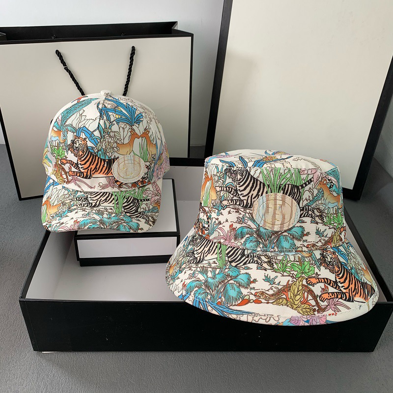 Designers Men And Women Black Baseball Caps Fitted Hat Sun Prevent Outdoor Street Luxury Unisex Bucket Hats Adjustable Plants Print Fashion Sport