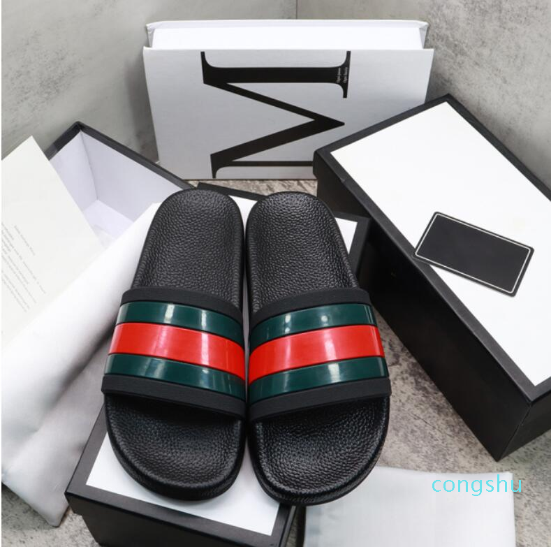 2022 Slippers Mens Summer New Casual Striped Beach Flip Flops Male Female Designer Shoes Indoor Couple Bathroom Sliders Big Size 46