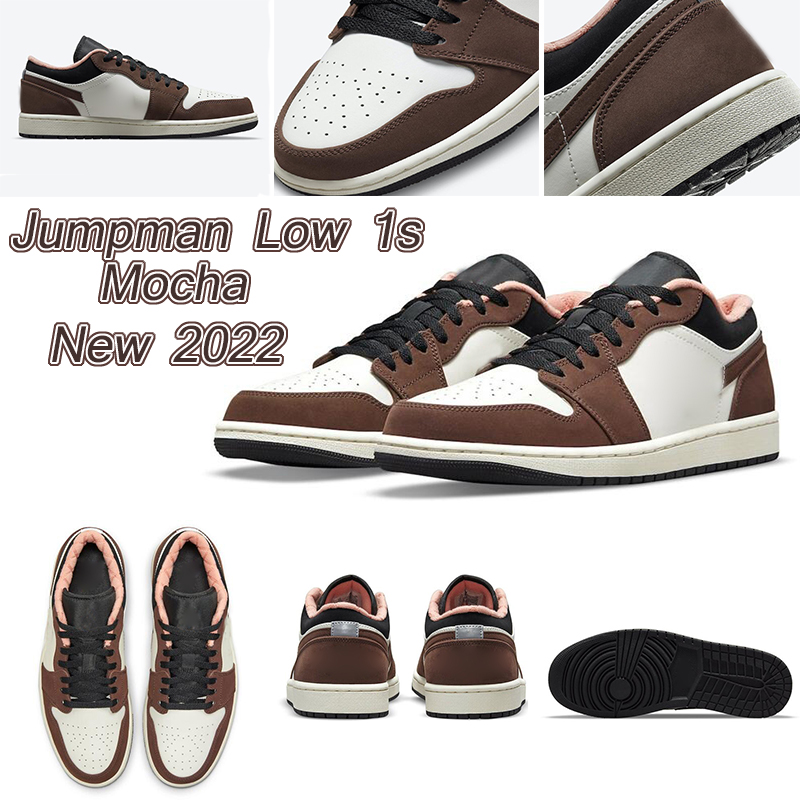 

2022 Jumpman 1 Basketball Shoes 1s Low Running Shoes Women True Blue Mocha Sail University Gold Black Shattered Backboard Men Sneaker, Please leave a message