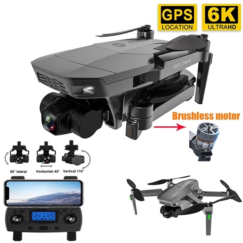 

SG907 MAX SE Professional GPS Drone With 6K 3-Axis Gimbal Camera Brushless Motor WiFi FPV RC Dron Quadcopter PK SG906 Pro2 220321, Sg907 se 4k 1b