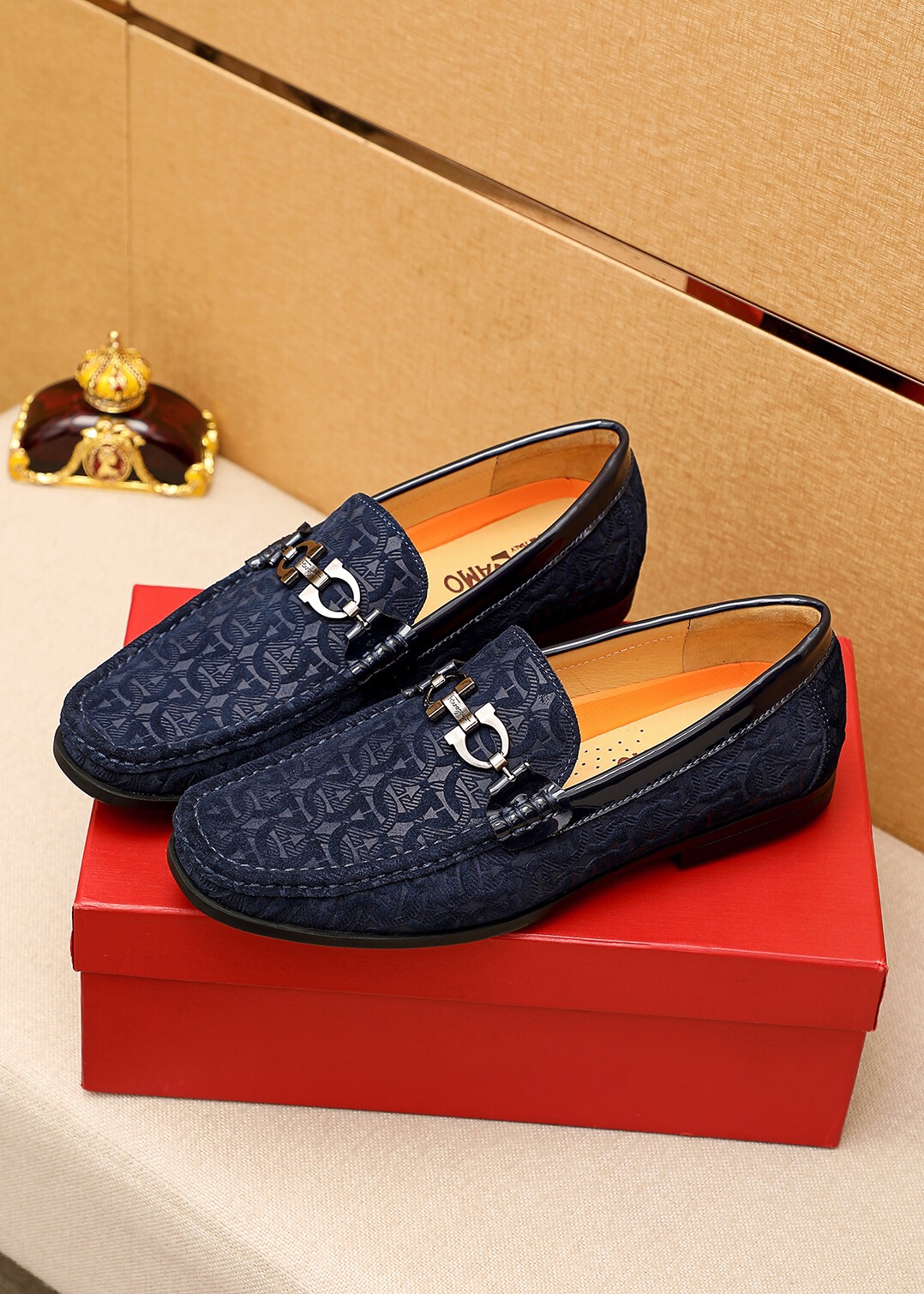 

New Style 2022 Men Casual Business Loafers Formal Party Wedding Dress Shoes Men's Fashion Brand Designer Flats Size 38-45, Blue
