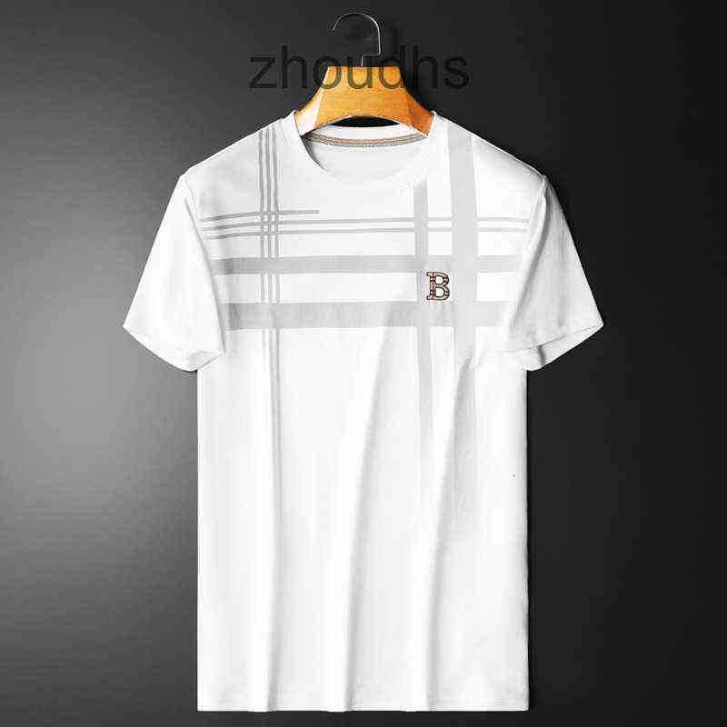 

Brand 2022 Designer Classic B BR T shirts and POLO shirt Thin summer short sleeve t-shirt men's European stati, White