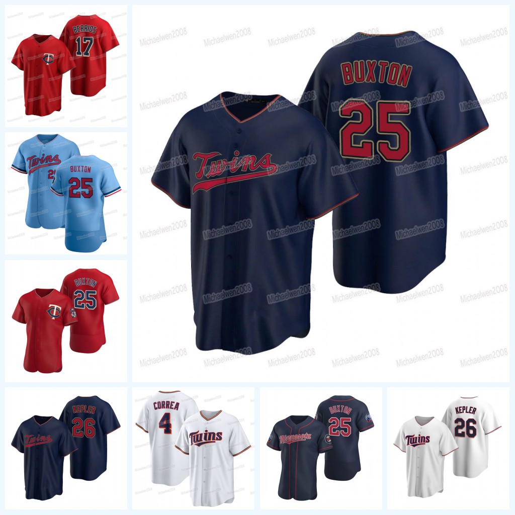 

Twins 2022 Jersey Byron Buxton Carlos Correa Trevor Larnach Max Kepler Kyle Garlick Gilberto Celestino Gio Urshela Miguel Sano Jorge Polanco Luis Arraez Jose Godoy, Women cool base