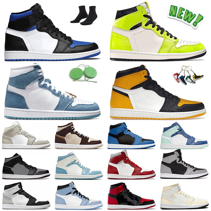 

Authentic Jumpman J1 Basketball Shoes Diamond Shorts 1 Newstalgia 1s Denim Men Women Heritage Chicago Reimagined Trainers High OG Yellow Toe Sports Sneakers Flat, 36-46 stage haze