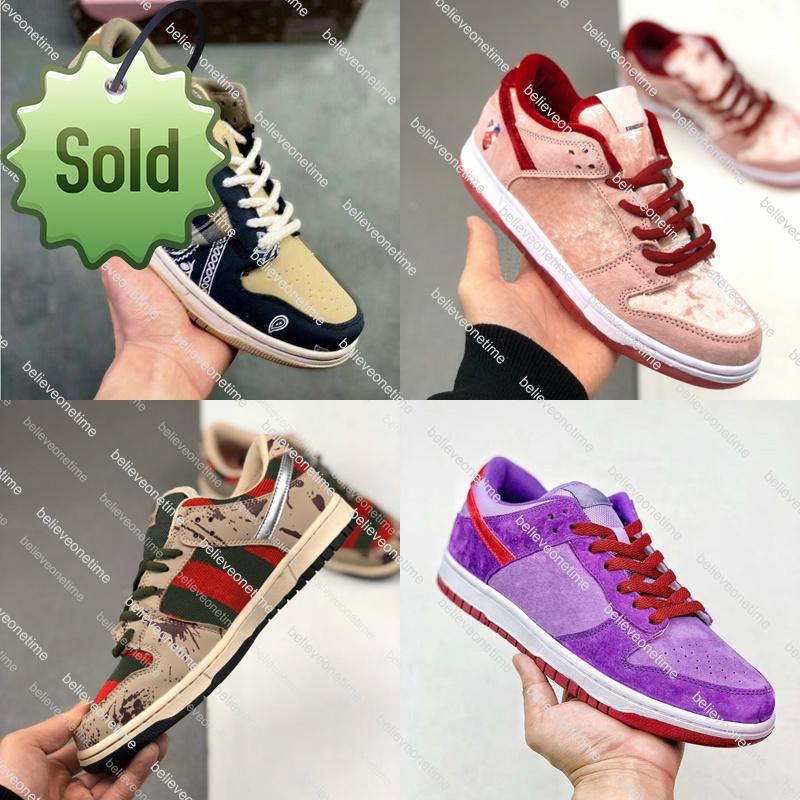 

Sb Low Pro Trs Cactus Jack Plum Men Women Running Shoes Strangelove Freddy Krueger Designer Trainers Sneakers 5 .5 -11