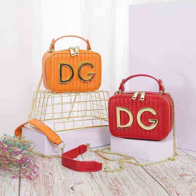 Sacrage à main de créateur 2022 New Fashion Women's Bag Lettre DG Chaîne décorative Xiaoxiangfeng Single épaule MSENG