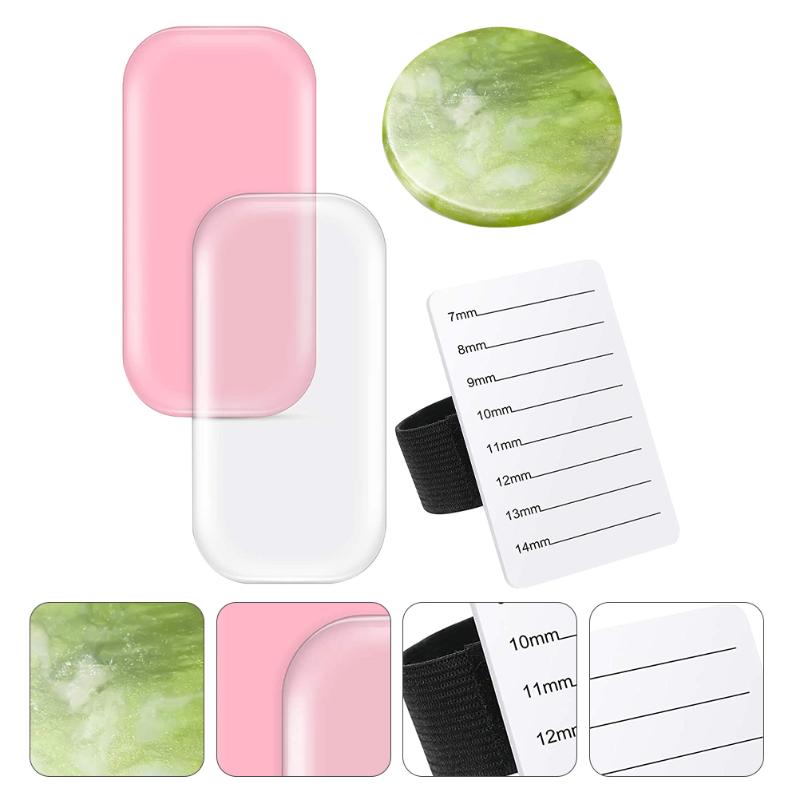 

False Eyelashes 1Set Practical Strap-on Lash Pad Eyelash Glue Holder Extension SupplyFalse