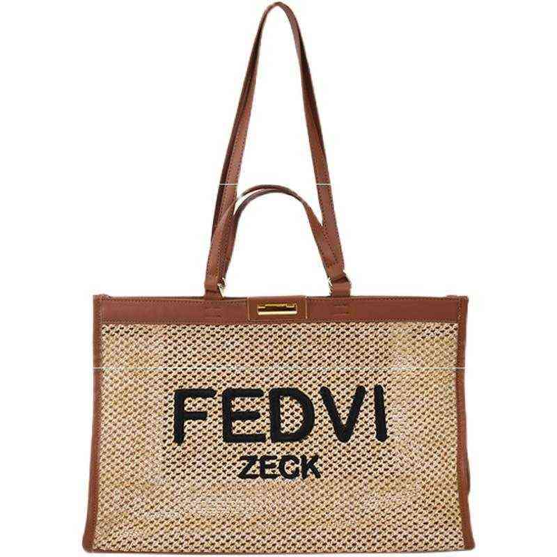 

Shoulder Bags Fashion Luxury Designer Brand Woven Straw Bag Women Handbag Super Big Size Tote Female Shopper Summer Beach ClutchS 220301S, Black