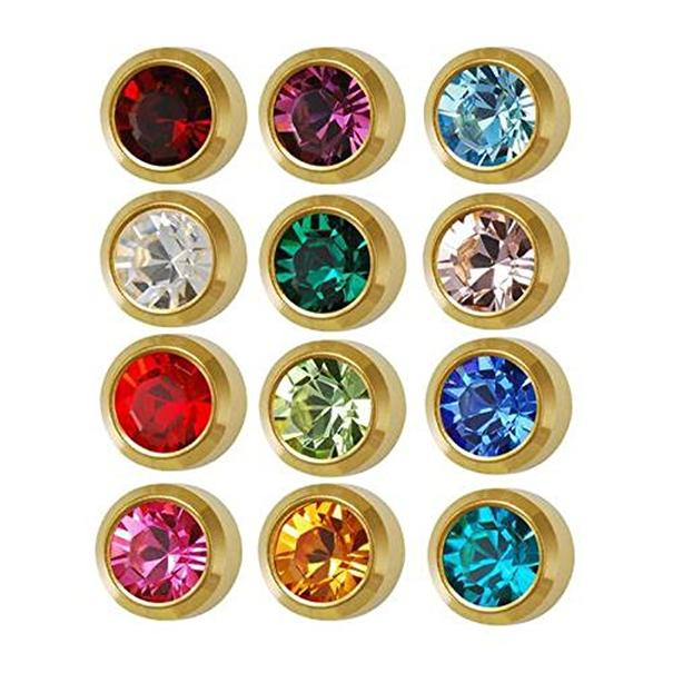 

Stud Surgical Steel 4mm Ear Piercing Studs 12 Pair Mixed Colors amEeS