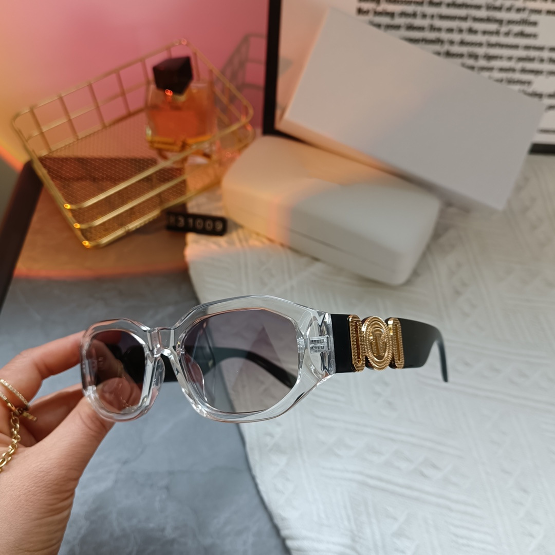 

Sunglasses For women men Summer style 4361 Anti-Ultraviolet Mens RECTANGLE SUNGLASSES Retro Shield lens Plate quare full frame Womens fashion Eyeglasses Random Box