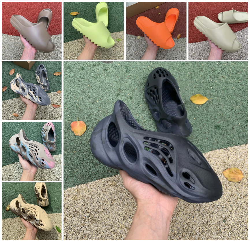 

2022 Onyx Vermillion Mineral Blue MX Sand Grey Sandals Foam Ochre Slides Earth Brown MXT Cream Moon Gray Clay Desert Ararat Sand Slider clog Women Runr Stone Sage Slide, Bubble package bag