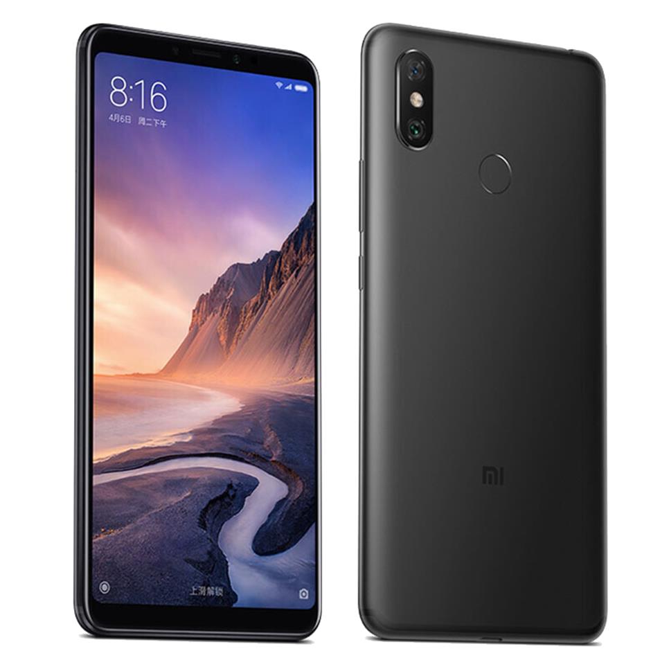 

Original Xiaomi Mi Max 3 4G LTE Cell Phone 6GB RAM 128GB ROM Snapdragon 636 Octa Core Android 6.9" Full Screen 12.0MP AI Fing2916