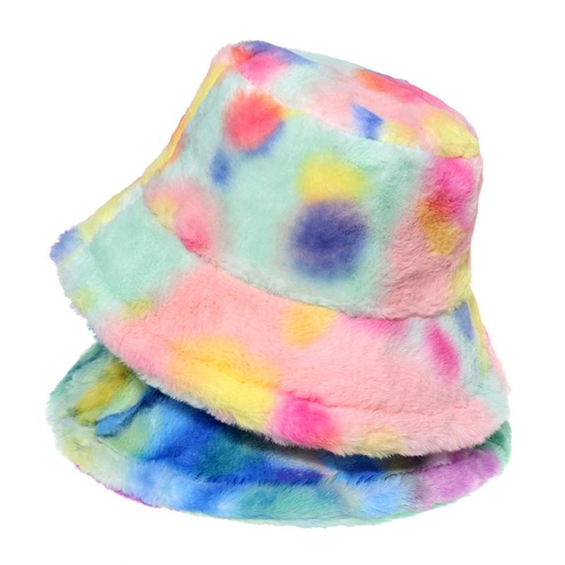 

Berets Light-Weight Bucket Hat Fuzzy Warm Keeping Winter Autumn Fisherman HatBerets