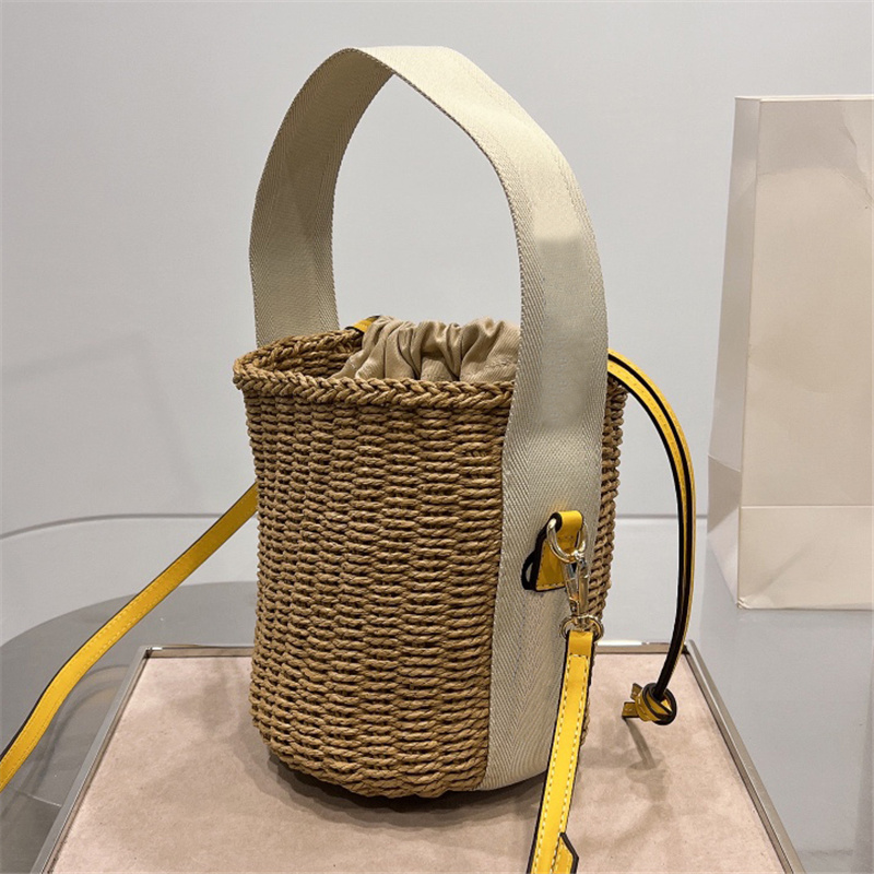 

Shopping Bags Fashion Designer Basket Women Bucket Bag Straw Handbag Tote Beach Shoulder Crossbody Womens Handbags Luxurys Designers Totes Purse, Pack box