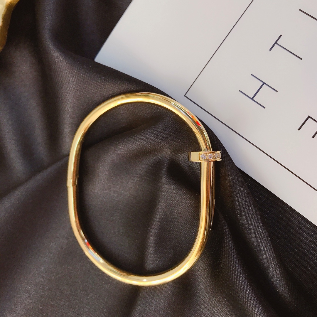 

Top Sell Bracelets Women Bangle Luxury Designer Letter Jewelry Crystal 18K Gold Plated Stainless steel Lovers Gift Bangles Mens Bracelet S098