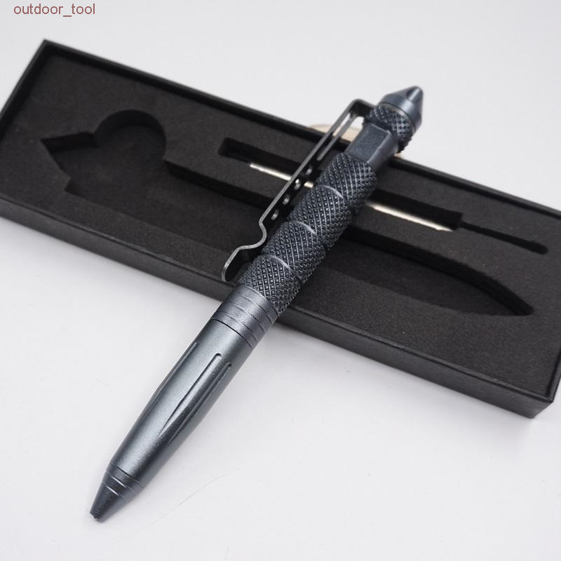High Quality defence personal Tactical Pen Self Defense Pen Tool Multipurpose Aviation Aluminum Anti-skid Portable survival pen