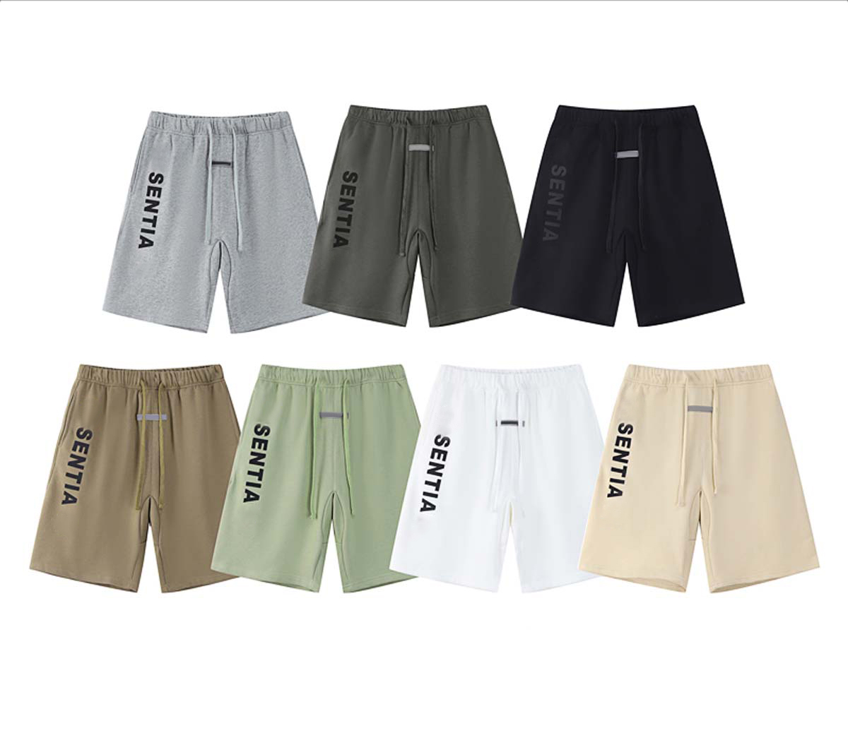 

2022 new fashion Reflective High Street Shorts Men's Casual Sports Pant Loose Oversize Style Drawstring Short Pants Trend Designer 222