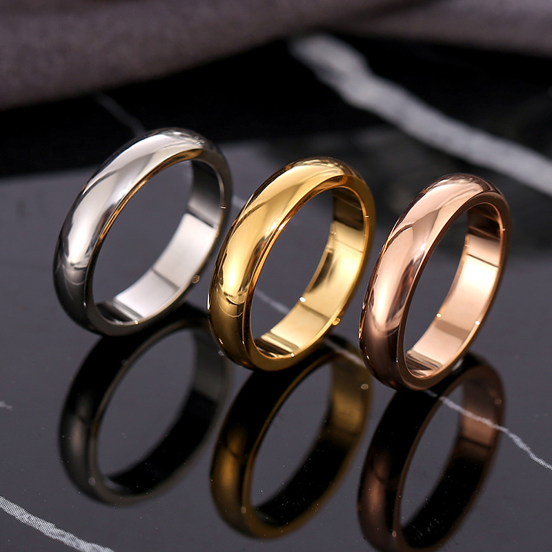 Fashion Brand Love Forever Engagement Band Ring Jewelry for Gift-image-770377275