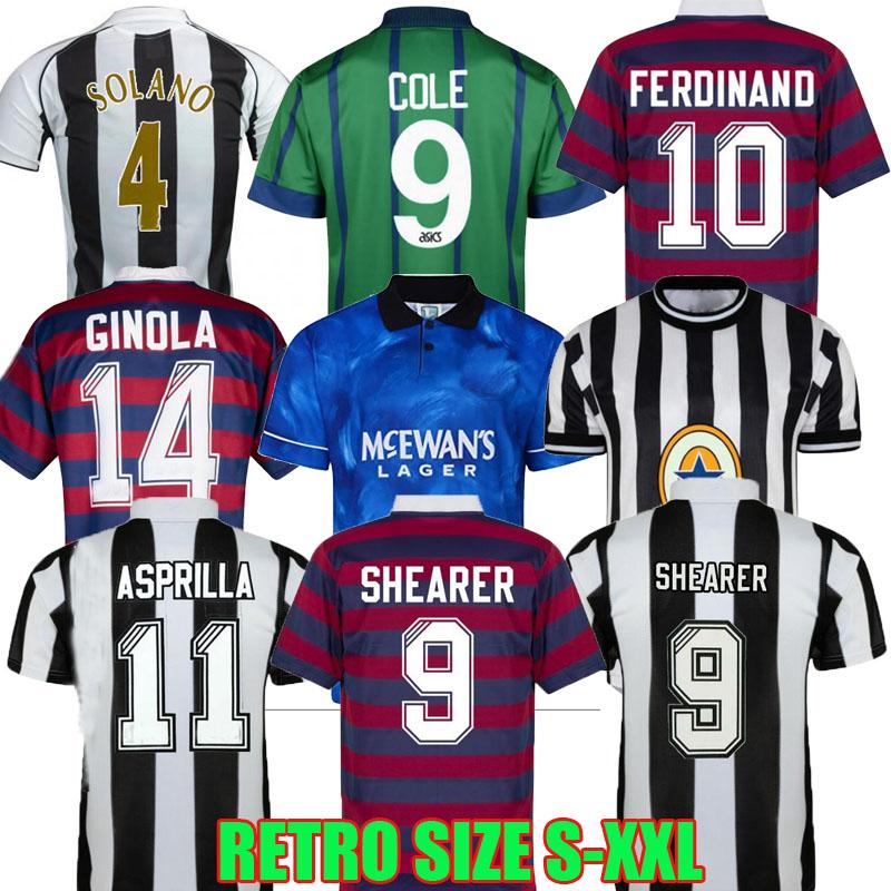 

SHEARER 97 98 99 05 06 Newcastle Retro SOCCER jerseys Ginola Vintage HAMANN PINAS Asprilla Ferdinand 1984 1988 95 1997 UNITED OWEN classic FOOTBALL SHIRTS 93 94 95 96, 05 06 home