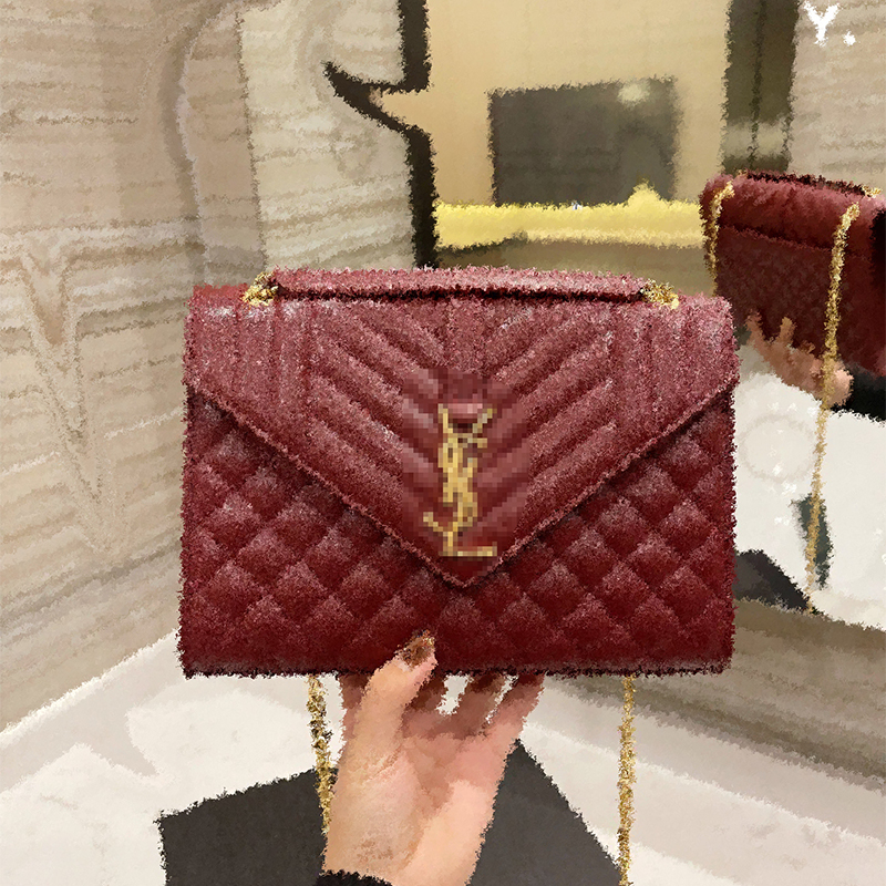 

Envelope crossbody Bag Women handbag chain quilted purse wallet brand Luxury Designer shoulder Bag