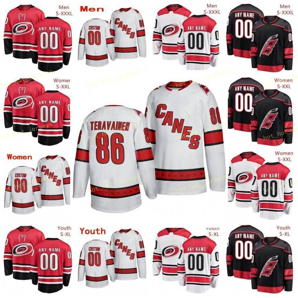 

Custom Carolina Hurricanes Slavin Jaccob 74 Staal 11 Svechnikov Andrei 37 Teravainen Teuvo 86 Trocheck Vincent 16 Men Women Youth Stitch